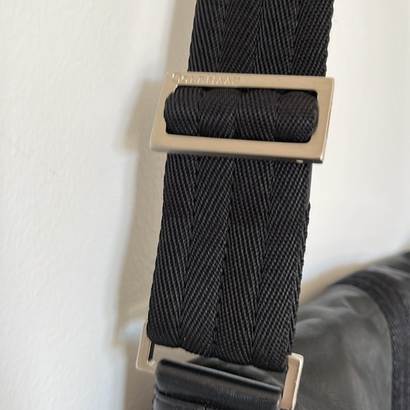 Vintage Cole Haan Black Leather Shoulder Bag - Picture 5 of 8